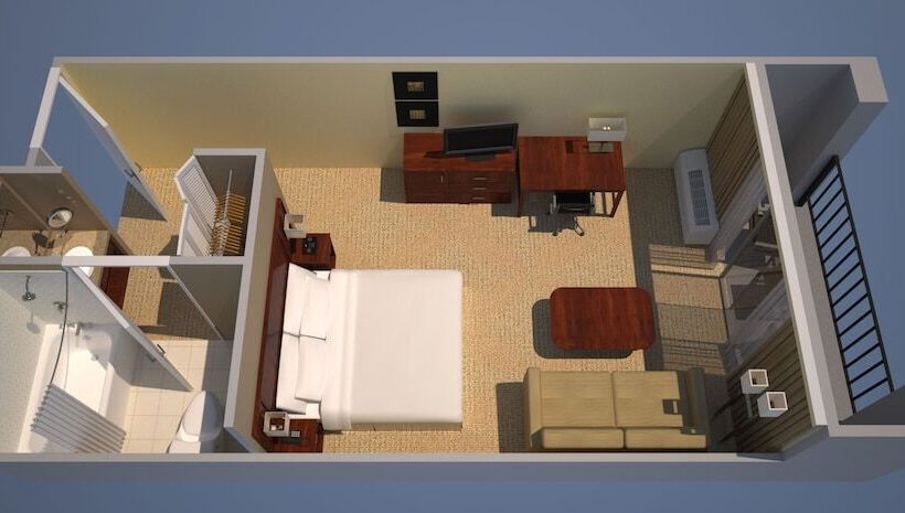 غرفه قياسيه سريرين مزدوجين, Courtyard Tampa Westshore/airport