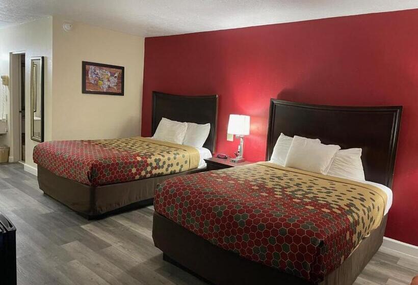 غرفه قياسيه سريرين مزدوجين, Econo Lodge   Perry National Fair Ground Area