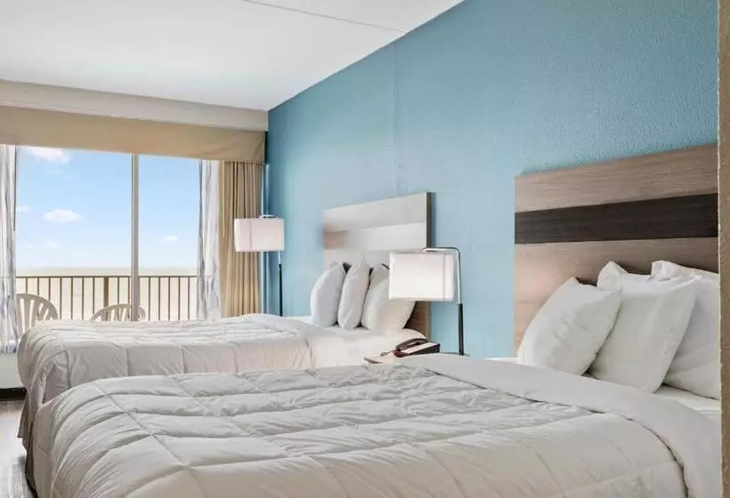 オーシャンビュースタンダードルームバルコニー付き, Ocean Crest Inn And Suites