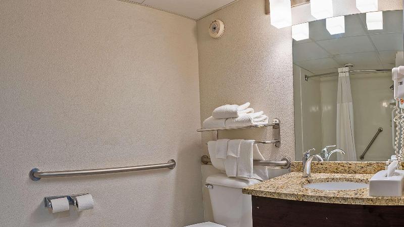 장애인을 위한 킹사이즈 침대 스탠다드 룸, Quality Inn Milansandusky