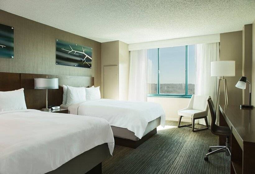 غرفه قياسيه سريرين مزدوجين, Falls Church Marriott Fairview Park