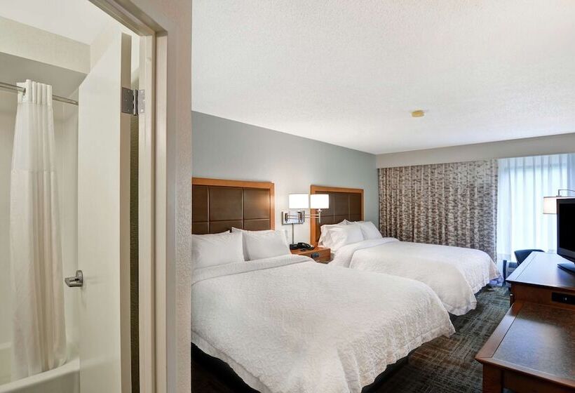 اتاق استاندارد با 2 تخت دوبل, Hampton Inn Columbia I26 Airport