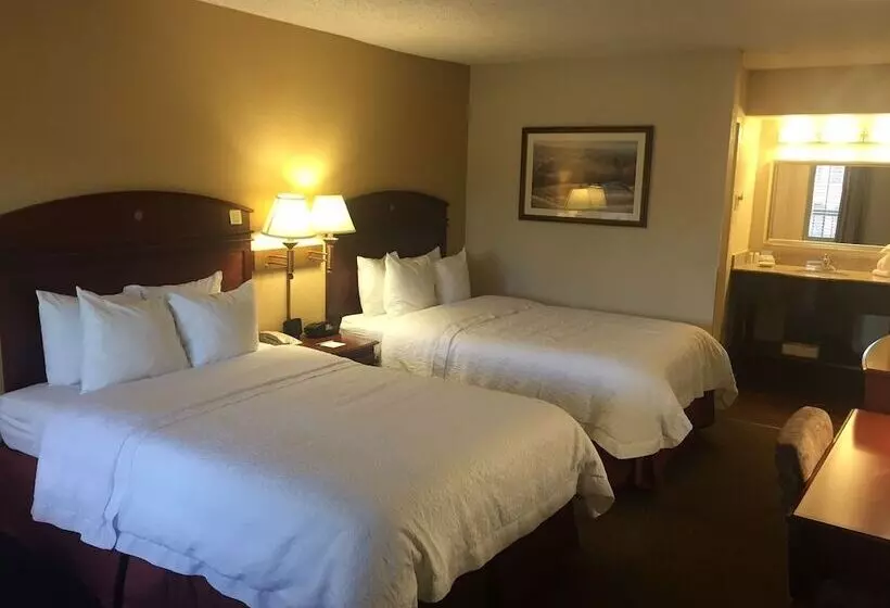 ２ダブルベッドのスタンダードルーム, Hampton Inn Dalton