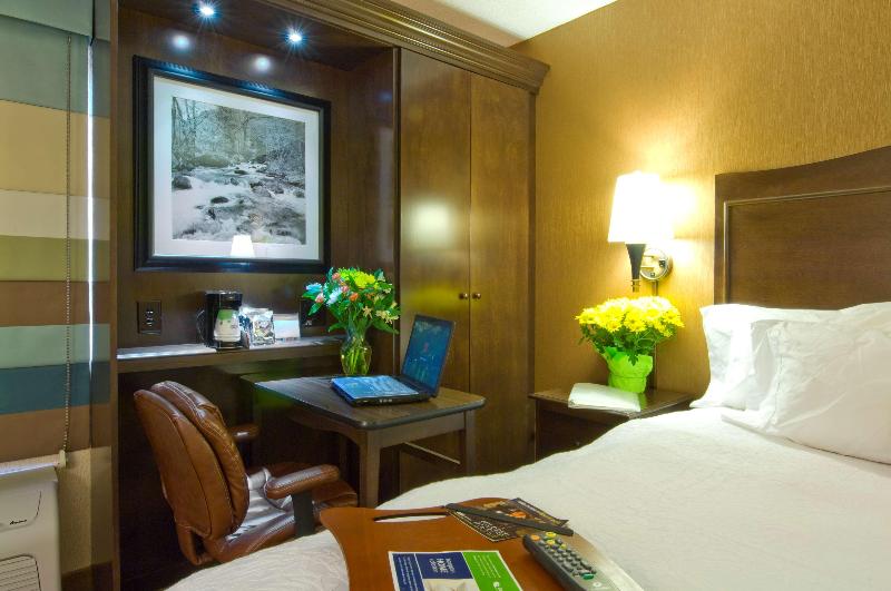 带大床的标准工作室, Hampton Inn Downingtown/exton