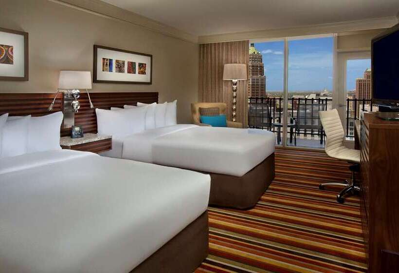 2ダブルベッドのスタンダードルーム, Hilton Charlotte University Place