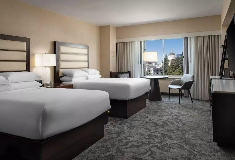 2ダブルベッドのスタンダードルーム, Hyatt Regency Sacramento