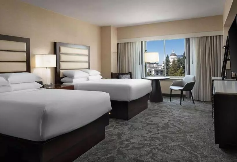 2ダブルベッドのスタンダードルーム, Hyatt Regency Sacramento