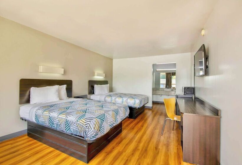 غرفه قياسيه سريرين مزدوجين, Motel 6conyers, Ga