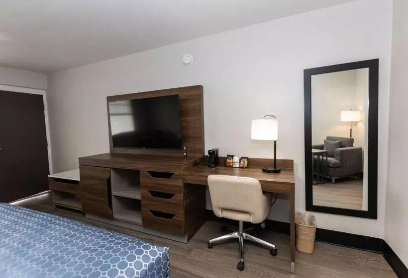 キングサイズベッドのスタンダードルーム, Bhagat Hotels Stone Mountain Atlanta Bw Signature Collection