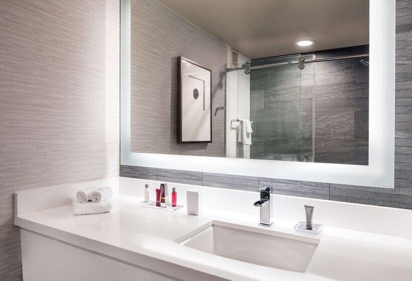 חדר סטנדרט מיטה זוגית עם נוף לעיר, Hilton Denver City Center