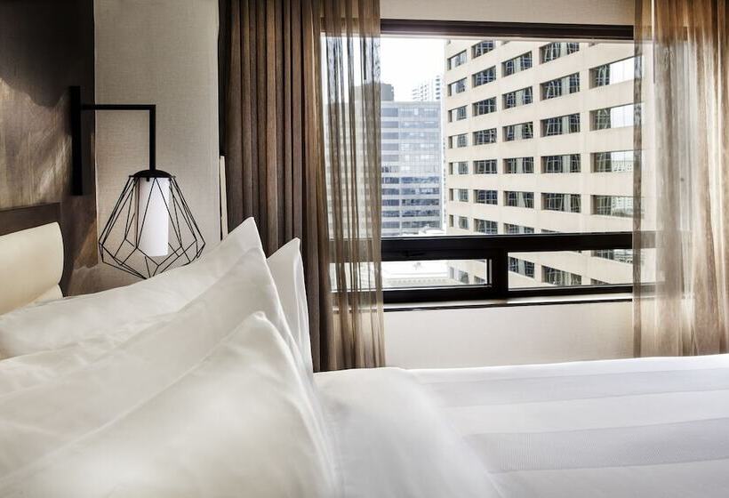 חדר סטנדרט מיטה זוגית עם נוף לעיר, Hilton Denver City Center