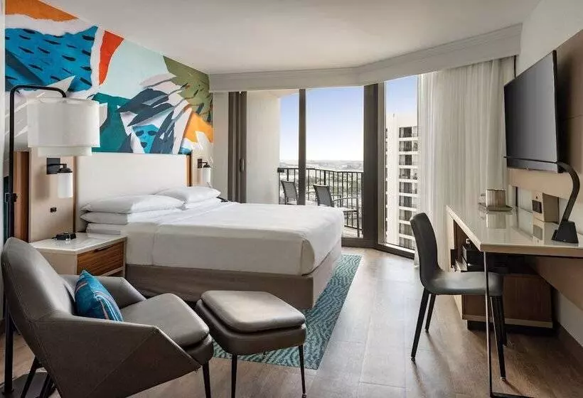シティビューのダブルベッドスタンダードルーム, Miami Marriott Biscayne Bay