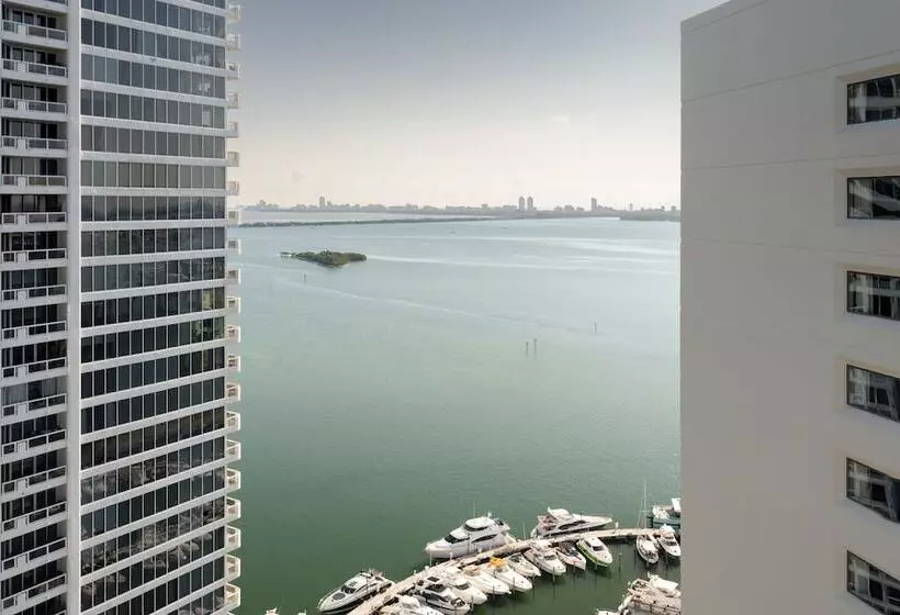 اتاق استاندارد با 2 تخت دوبل, Miami Marriott Biscayne Bay