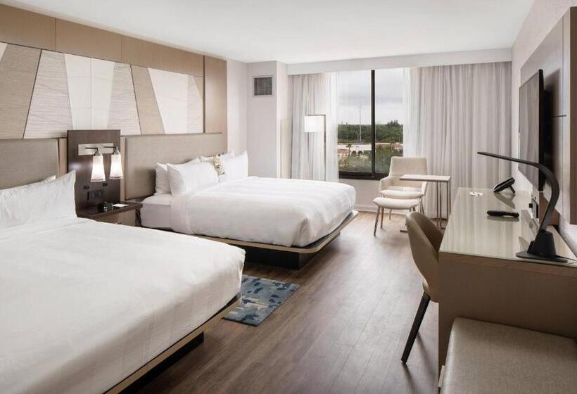 חדר קלאב עם מיטת קינג, Palm Beach Gardens Marriott