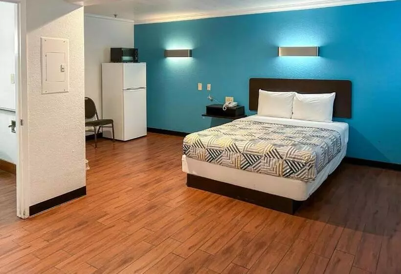 اتاق لوکس با تخت بزرگ, Motel 6 Ontario Ca Convention Center Airport
