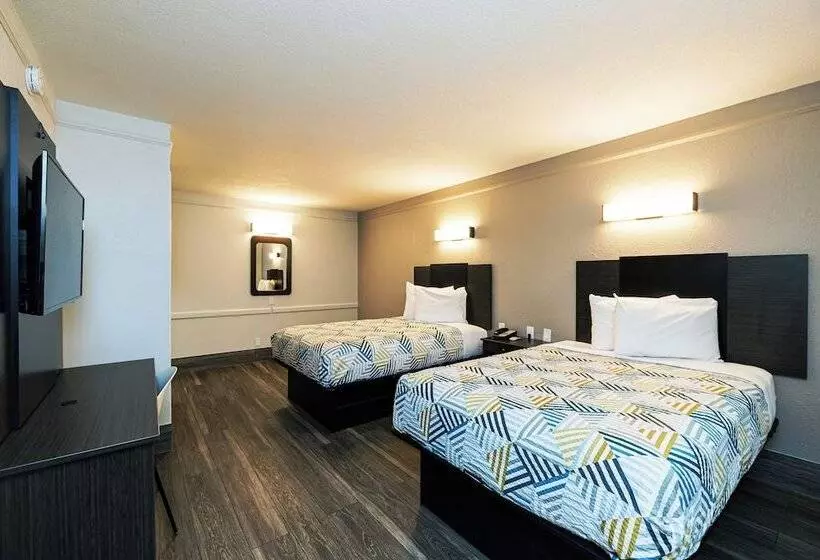 2ダブルベッドのスタンダードルーム, Motel 6 baytown, Tx Garth Rd