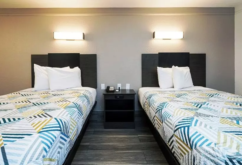 2ダブルベッドのスタンダードルーム, Motel 6 baytown, Tx Garth Rd