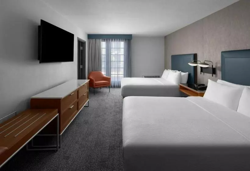 身障者適用クイーンサイズベッドルーム, Courtyard San Jose Airport