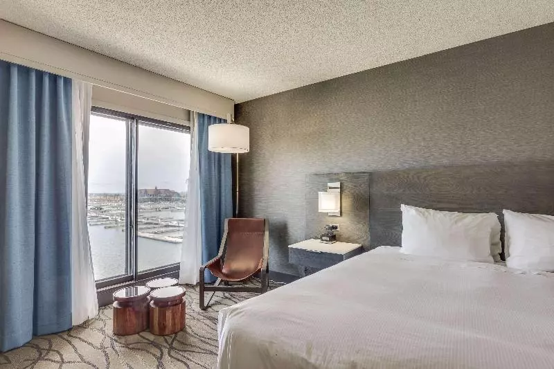 シングルデラックスルーム, Doubletree By Hilton Hotel Racine Harbourwalk