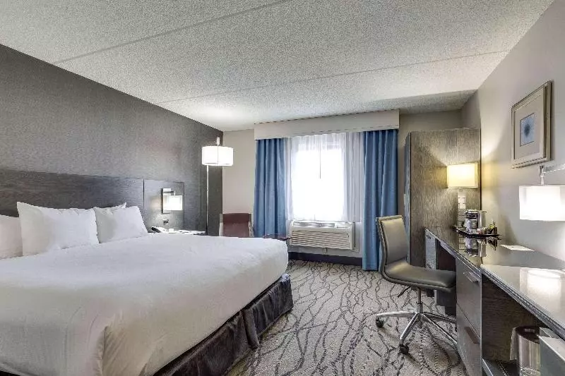 キングサイズベッドのスタンダードルーム, Doubletree By Hilton Hotel Racine Harbourwalk