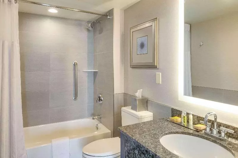 キングサイズベッドのジュニアスイート, Doubletree By Hilton Hotel Racine Harbourwalk