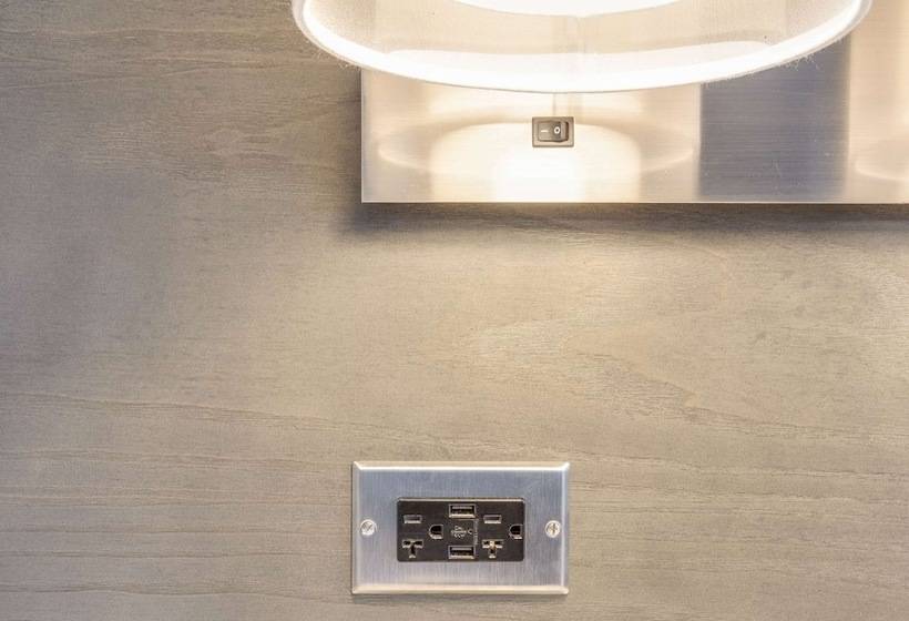 غرفه قياسيه سريرين مزدوجين, Doubletree By Hilton Hotel Racine Harbourwalk