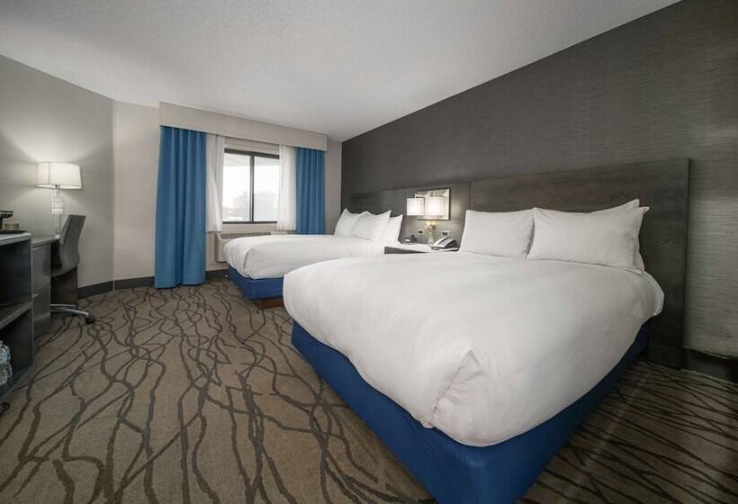 غرفه قياسيه سريرين مزدوجين, Doubletree By Hilton Hotel Racine Harbourwalk