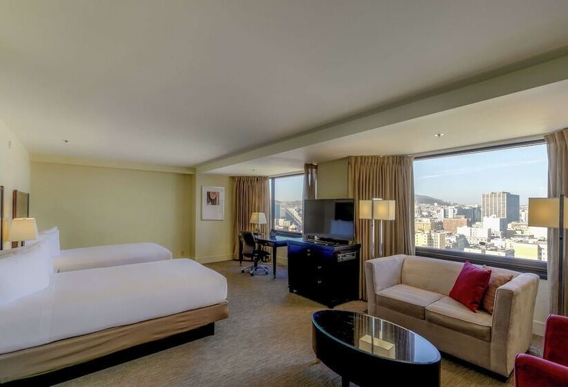 סוויטת ג'וניור דלוקס עם נופים, Parc 55 San Franciscoa Hilton