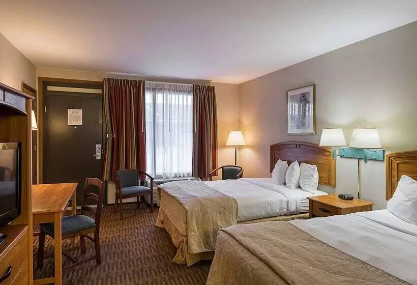 2ダブルベッドのスタンダードルーム, Quality Inn & Suites Skyways