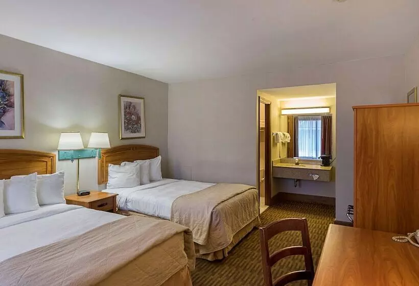 2ダブルベッドのスタンダードルーム, Quality Inn & Suites Skyways