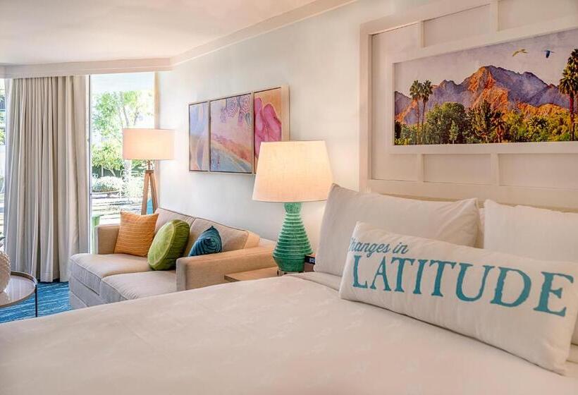 带大床的标准工作室, Riviera Resort Palm Springs
