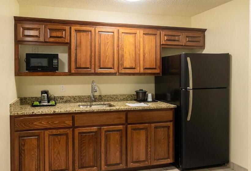 디럭스 스위트 킹 침대, Cottonwood Suites Savannah Hotel & Conference Center