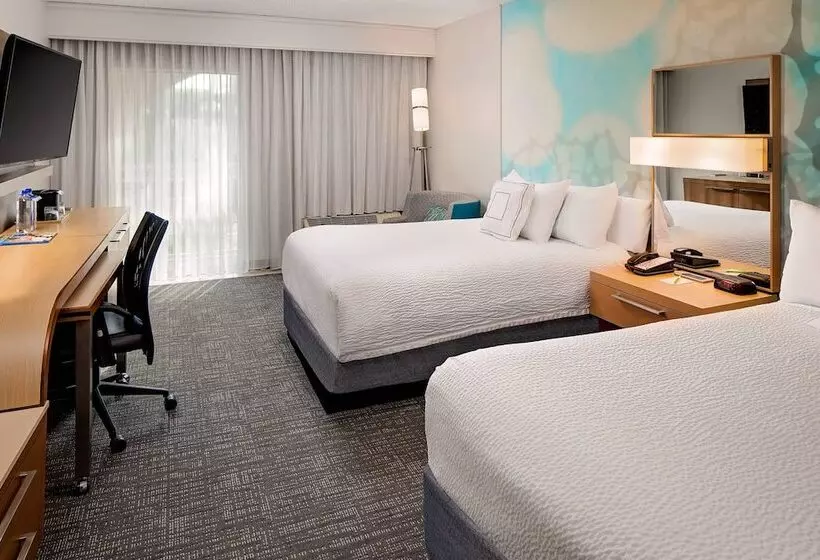２ダブルベッドのスタンダードルーム, Courtyard By Marriott Fort Lauderdale North/cypress Creek