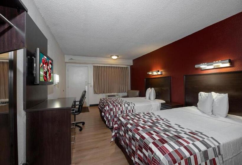 Номер Стандарт 2 Двуспальные Кровати, Red Roof Inn Washington Dc  Lanham