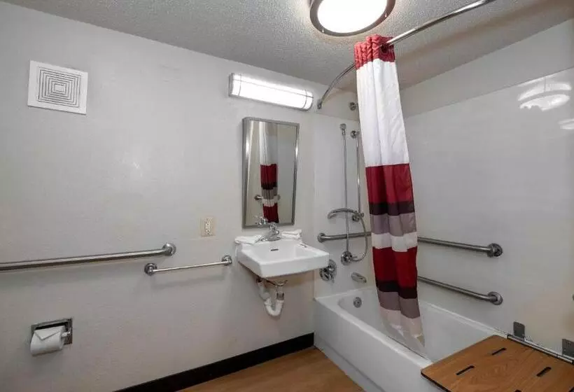 身障者適用キングサイズベッドルーム, Red Roof Inn Washington Dc  Lanham