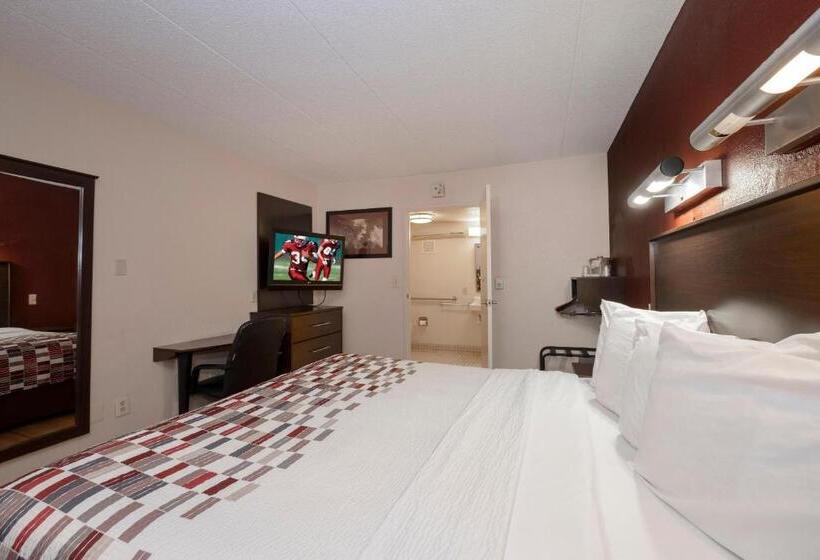 غرفة قياسية سرير كينج لذوى الإحتياجات الخاصة, Red Roof Inn Washington Dc  Lanham