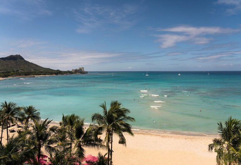 带2个双人床的标准工作室, The Royal Hawaiian, A Luxury Collection Resort, Waikiki