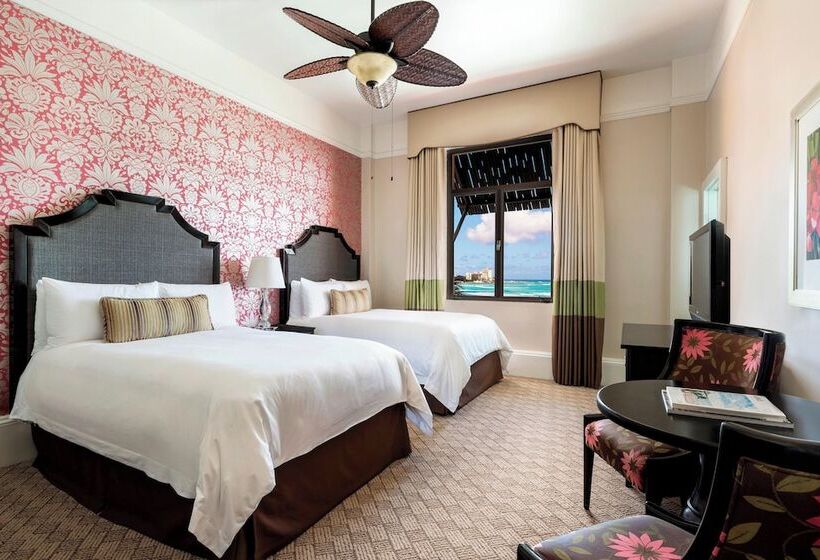 带2个双人床的标准工作室, The Royal Hawaiian, A Luxury Collection Resort, Waikiki