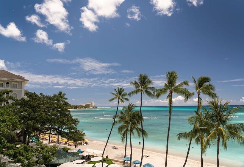 اتاق استاندارد با تخت دوبل و چشم‌انداز دریا, Moana Surfrider, A Westin Resort & Spa, Waikiki Beach