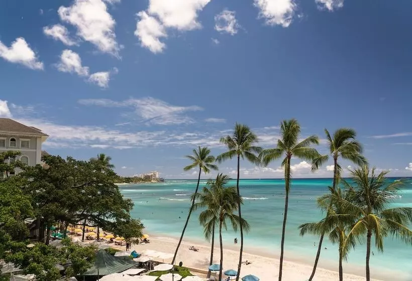 اتاق استاندارد با تخت دوبل و چشم‌انداز دریا, Moana Surfrider, A Westin Resort & Spa, Waikiki Beach