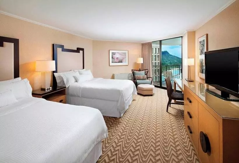 اتاق پرمیوم با چشم‌انداز دریا, Moana Surfrider, A Westin Resort & Spa, Waikiki Beach