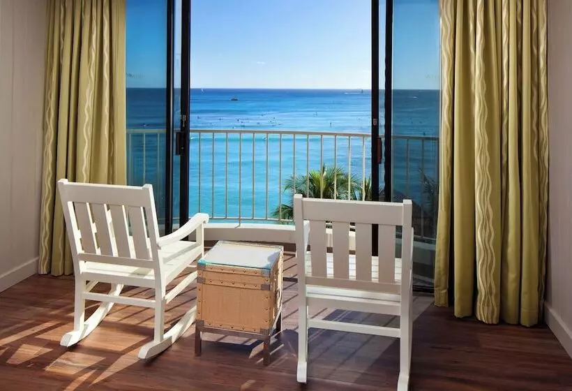 اتاق استاندارد با تخت دوبل برای معلولان, Moana Surfrider, A Westin Resort & Spa, Waikiki Beach