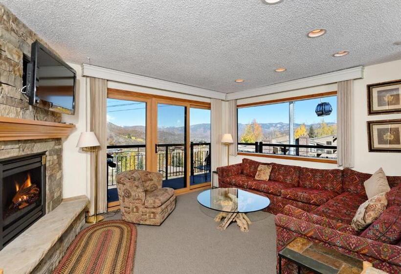 침실 2개 디럭스 아파트, The Crestwood Snowmass Village