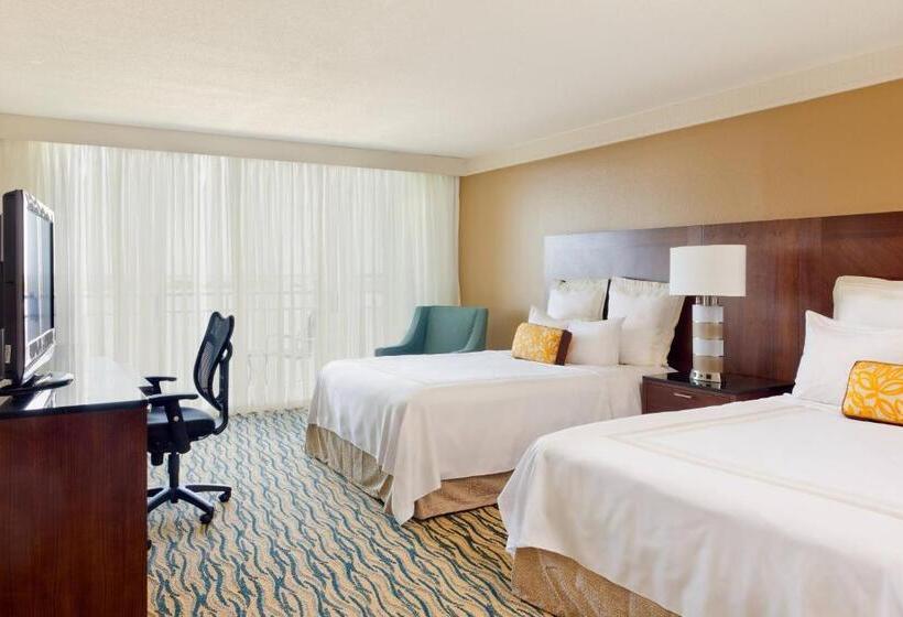 オーシャンビュースタンダードルームバルコニー付き, Marriott Sanibel Harbour Resort & Spa