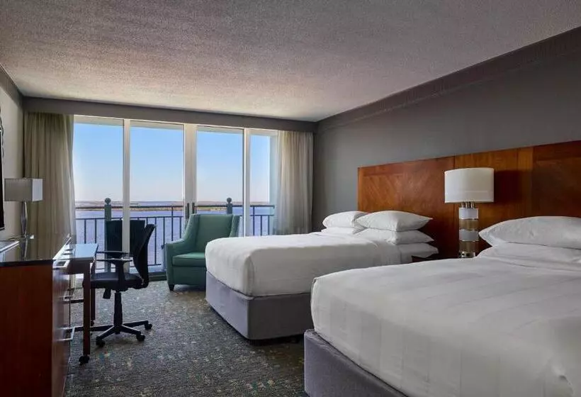 オーシャンビュースタンダードルームバルコニー付き, Marriott Sanibel Harbour Resort & Spa