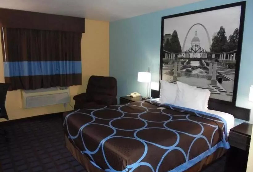 Standard-huone King-vuode, Super 8 By Wyndham Okawville