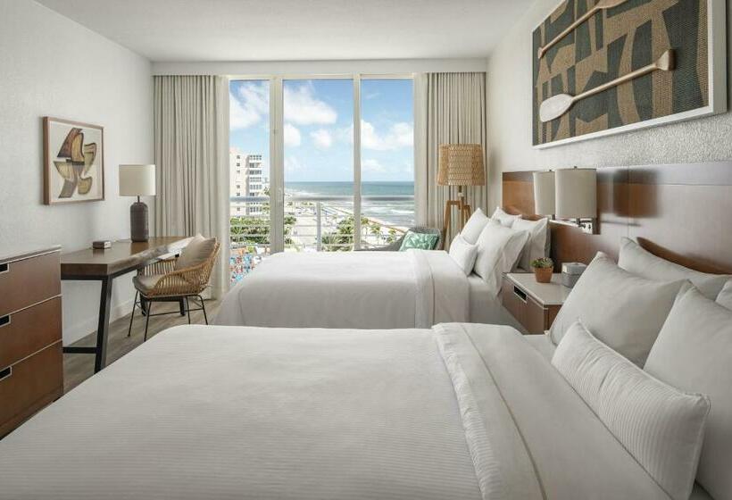 带2个双人床的标准工作室, The Westin Fort Lauderdale Beach Resort