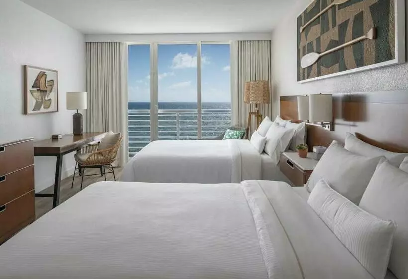２ダブルベッドのスタンダードルーム, The Westin Fort Lauderdale Beach Resort