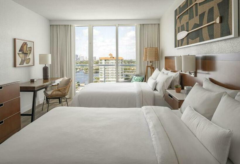 带2个双人床的标准工作室, The Westin Fort Lauderdale Beach Resort
