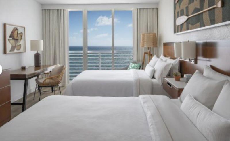 带大床的标准间, The Westin Fort Lauderdale Beach Resort